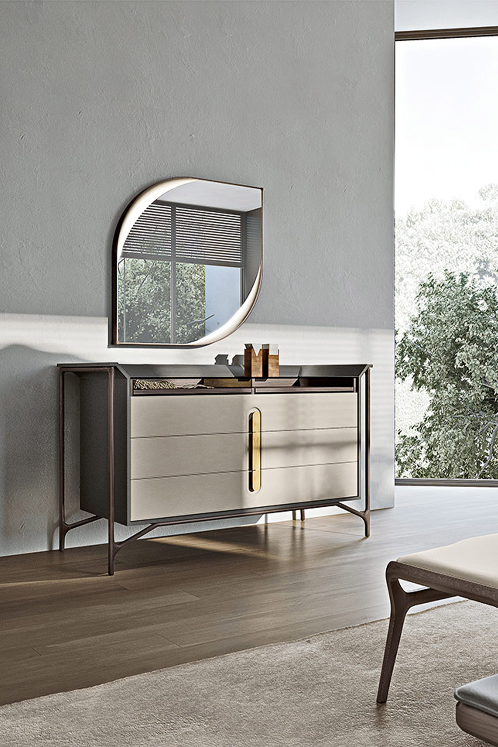 Gương giọt nước Vine - Image 2